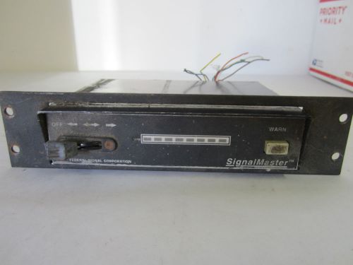 Federal signal signalmaster smc16 light bar control box w/bracket &amp; rear connect for sale