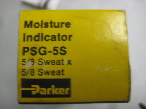 Parker Moisture Indicator PSG-5S, 5/8&#034; Male &amp; 5/8&#034; Female, Copper,