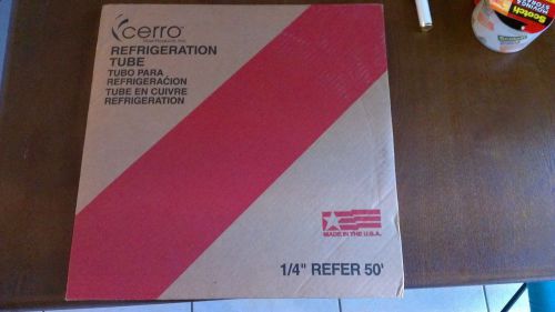 Refrigeration Copper Coil Tubing 1/4&#034; OD 50 ft
