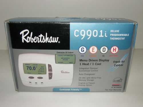 Robertshaw invensys 9901i / c9901i deluxe programmable thermostat 1h/1c for sale