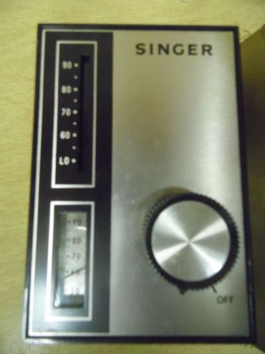 SINGER HEAT ONLY THERMOSTAT MODEL 7269T - Double line Break Range 45-85