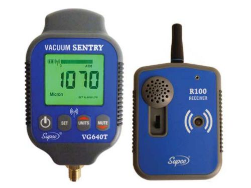 Supco VG640T Vacuum Sentry with Local Alarms &amp; Remote Alarm (R100 included)