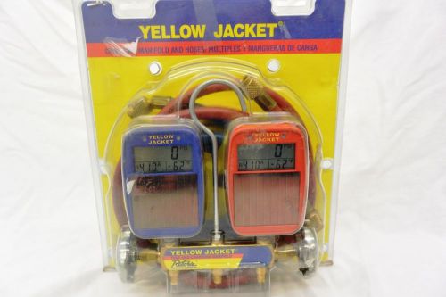 Yellow jacket 41615 charging manifold 2 valve for sale