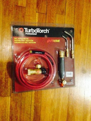 Turbotorch extremetm x-4b air-acetylene torch kit 0386-0336 new for sale