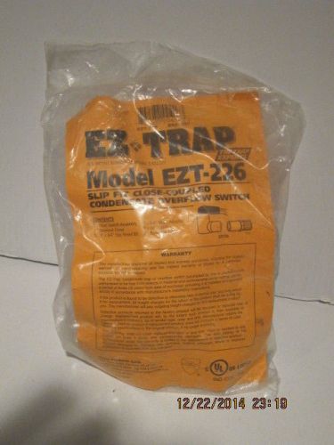 EZ TRAP, # EZT-226 Overflow Switch for Auxiliary Drain Pans Female 3/4&#034;, NISP!!