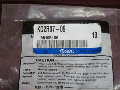 SMC KQ2R07-09  LOT OF (10) NEW- ONE TOUCH REDUCERS