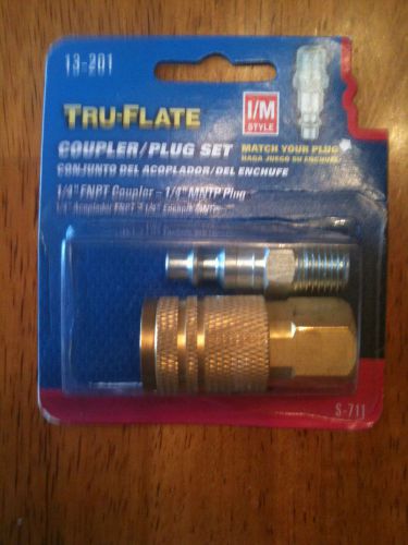 Tru-flate coupler/plug set (13-201) brand new in package for sale