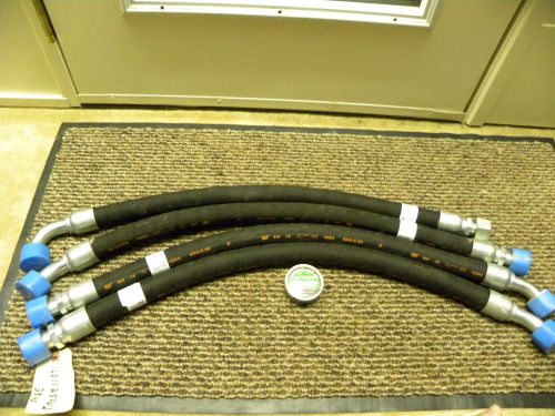 1&#034; Cat Hydraulic Hose/ Fuel hose 36 inches 250 PSI. LOT OF 4