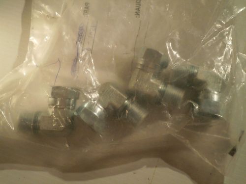 Qty = 4: hydraulic adapter (1501-8-8) 1/2&#034; 1501 male-to-female 90° union for sale