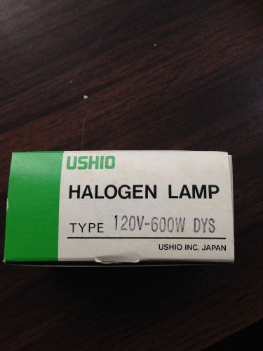 USHIO HALOGEN LAMP JCD-11 120V-600WC DYS 1000251 NEW IN BOX #1000251 600W 120V