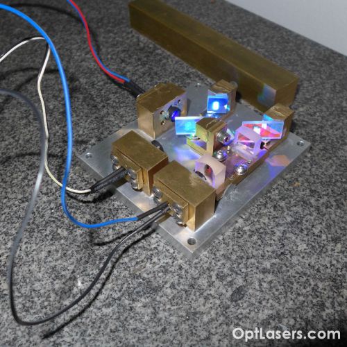 3W RGB laser module, Full RGB, Analog modulation, 3000mW , laser diode projector