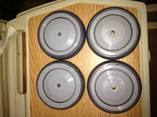 Grey Tente 5 Inch Caster Wheels (set of 4) - Used from Hospital Beds