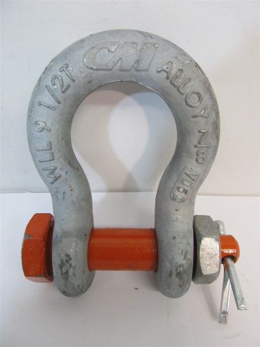 Cm m853ag, 7/8&#034;, 9 1/2&#034; ton wll, galvanized, bolt &amp; nut anchor shackle for sale