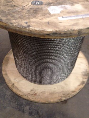 Stainless Steel Cable 1/4&#034; 7x19 Per Foot