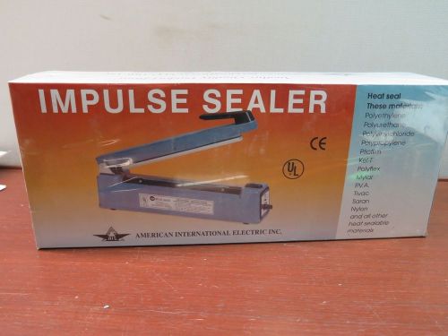 Aie-300 impulse sealer 12” nib  for sale