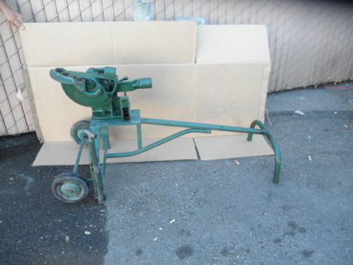 Greenlee 1800 pipe bender ridgid 1/2 3/4 1&#034; dolly for sale