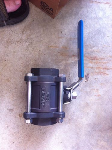 Fnw 311sw - 2&#034; steel 3 pc socket weld ball valve (b15) for sale