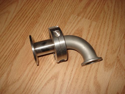 High vacuum pipe chamber elbow valve for sale