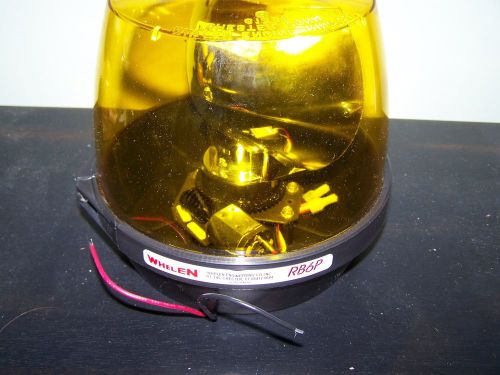 Whelen rb6p amber emergency rotating light for sale