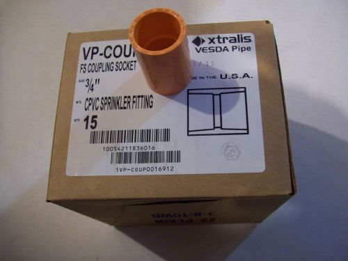 Vesda smoke detector  vp-coup fs coupling socket 3/4&#034; xtralis box of 15 for sale