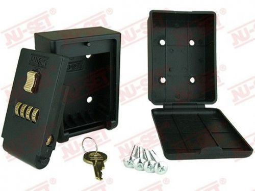 Wall mount key storage lock box 4-number lockbox - seniors, medical emergency for sale