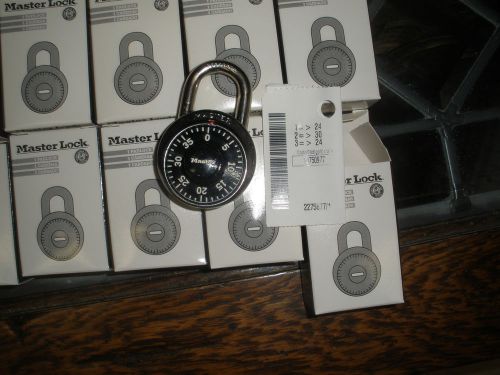 5 pc. master lock combination locks nib #1525 for sale