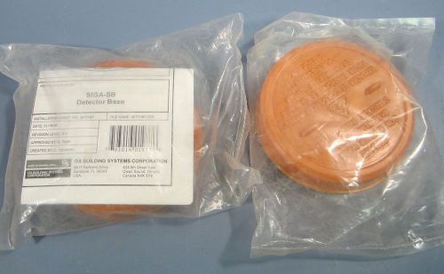 Lot of 2 Edwards Systems Technologies SIGA-SB Automatic Fire Detector Base New
