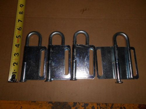 Lot of 4 lock out tag out hasps