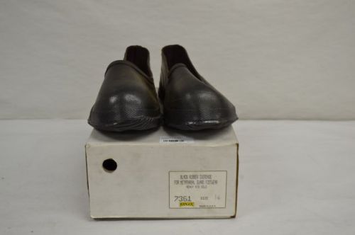 RANGER 7361 BLACK RUBBER OVERSHOE SIZE 14 METATARSAL GUARD FOOTWARE D205389