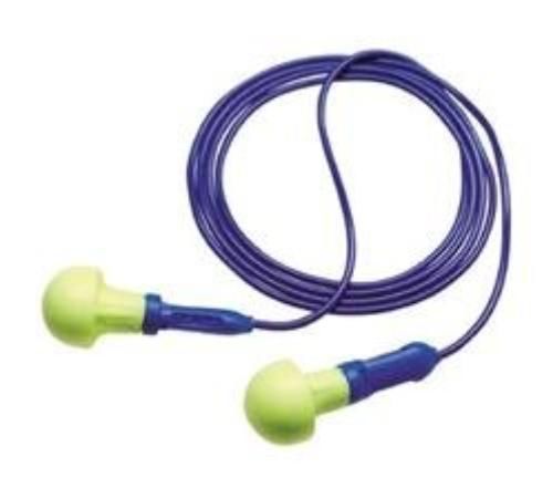 E-a-r Push-ins Corded Earplugs - Foam, Polyurethane, Vinyl Cord - (mmm3181003)