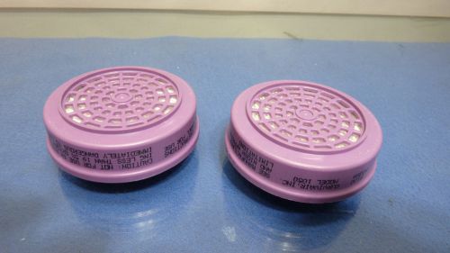 Survivair p100 # 1050-05 lot of 2 mask filters (new) for sale