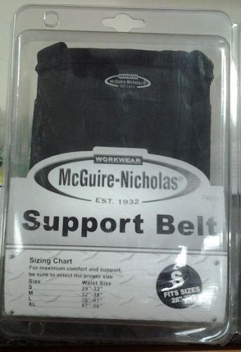McGuire-Nicholas Support Belt #74015- Size Small (28&#034;-32&#034;)- Black