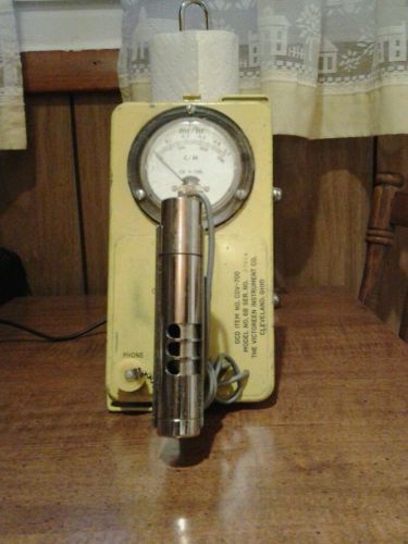 Victoreen cdv 700 6b Geiger counter radiation survey meter no tube or can