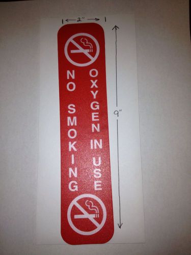 NO SMOKING OXYGEN IN USE