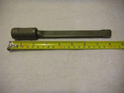 Sterling/bijur .750 x 145mm long carbide tipped gun drill - sharp - 1&#034; shank for sale