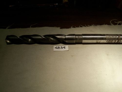 (#4834) Used Machinist 45/64 Inch USA Made Straight Shank Drill