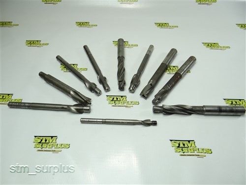 LOT OF 10 HSS COUNTERBORES 1/2&#034; TO 3/4&#034; WELDON PUTNAM