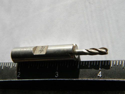 5/32 4-flute end mill good used f&amp;d hs high speed steel 3/8 shank 11/16 depth for sale