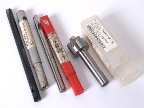Corner rounding end mill boring bar spotting drill lot metalworking for sale
