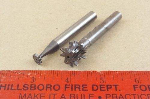 LOT OF TWO (2)  3/8&#034; SHANK MILLING CUTTING LATHE MACHINIST TOOLS