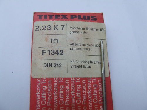 TITEX-plus 2.23mm K7 F1342 HSS Reamer 2pcs Ream 2.23K7 .0878