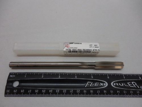 Cleveland 15/32&#034; chucking reamer straight flute 4001/630 for sale