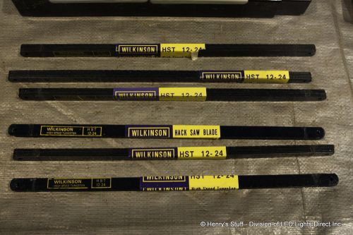 Wilkinson Tungsten Hacksaw Blades - 100 units - 24 TPI - 12&#034; - NEW - SKU835