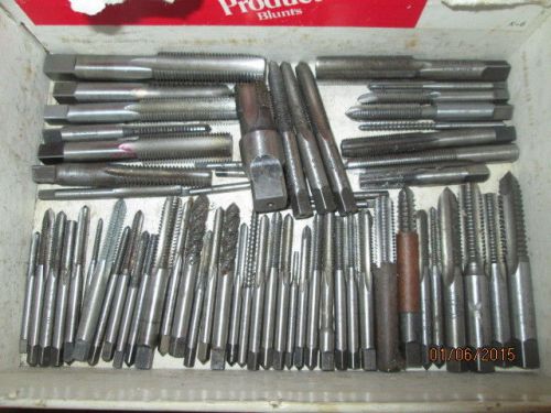 MACHINIST TOOLS LATHE MILL Machinist Lot of Taps for Threading Tappng