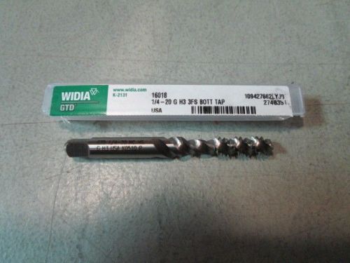 GREENFIELD 16018 1/4-20 H3 SPIRAL FLUTE BOTTOMING TAP NEW/UNUSED