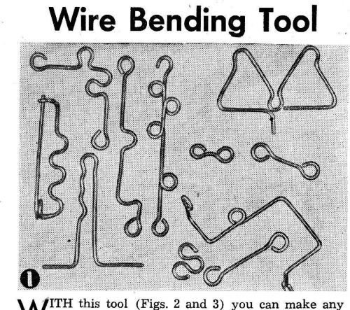 Make Wire Bending Tool Bend Wire Pegboard Ornaments Tools Puzzles jewellery