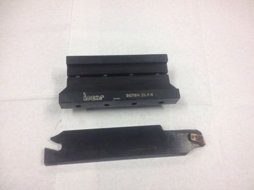 Iscar lathe tool blade holder with 1&#034; tall shank marked sgtbn 25.4-6 for sale