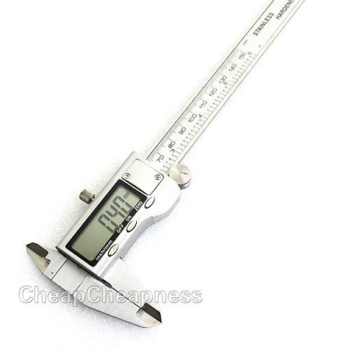 Indeed good 150mm lcd stainless electronic vernier caliper micrometer guage fmus for sale