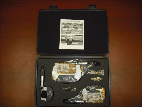Blue-point 3-piece 1&#034;-3&#034; outside micrometer set w/ case for sale