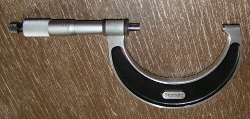 Starrett no 226 mics 2” – 3” carbide anvils &amp; ratchet stop excellent condition for sale